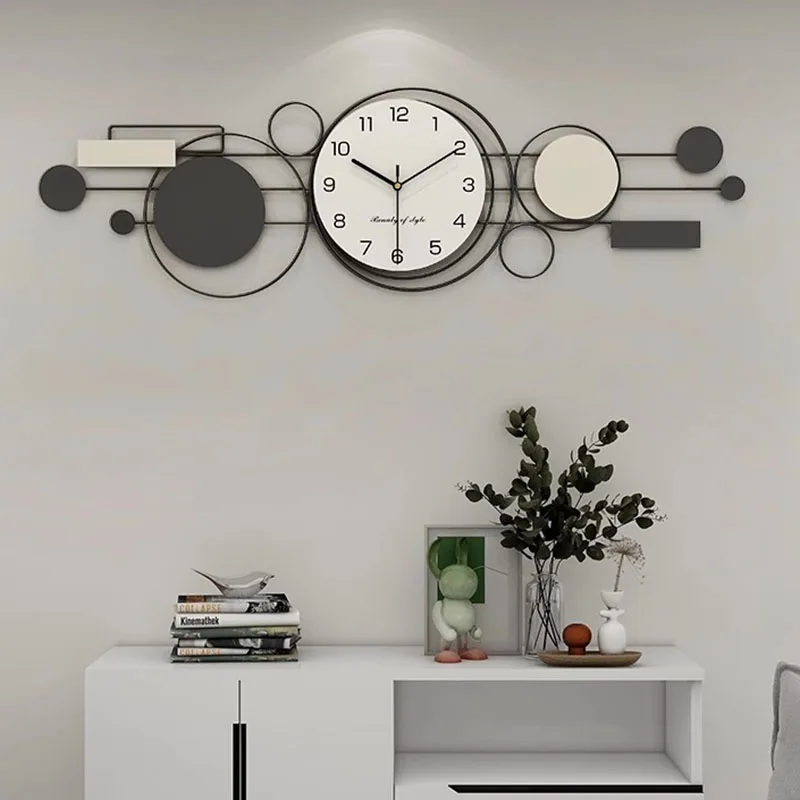 Modern Hanging Wall Clock Quiet Minimalist Vintage Plastics Dining Room Wall Clock Acrylic Zegar Na Ścianę Home Decoration