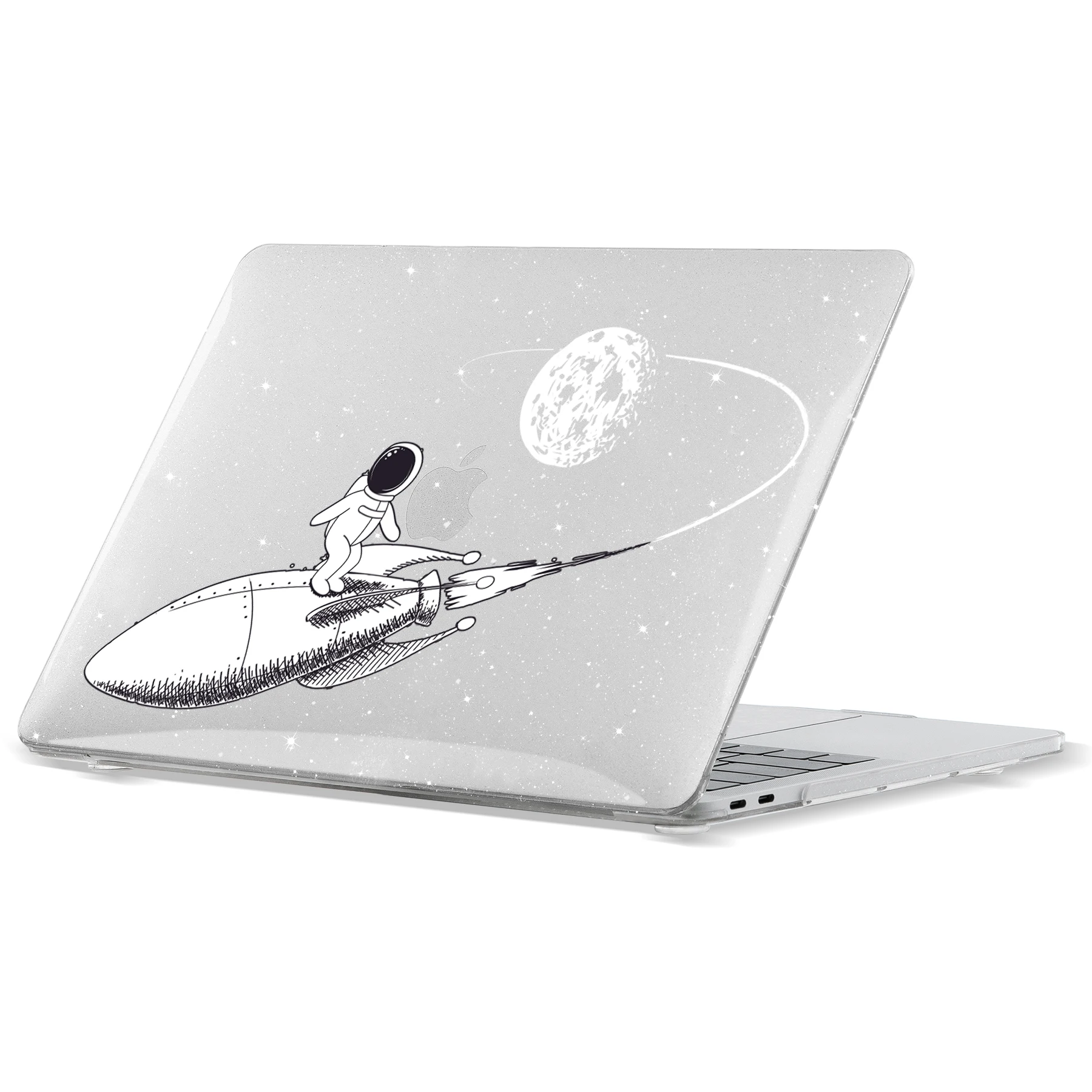 Laptop Case for Pro 14 2024 Pro 16 Case Air 13.6 M3 M4 Space Astronaut Cartoon for Air 13 M1 Pro 13 Case Heat Dissipation Shell