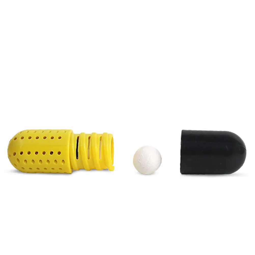 3Pcs ABS Capsule Desiccant Deodorizer for Shoes Wardrobe Drawer Suitcase Breathable Hollow Design Bacteria Odor