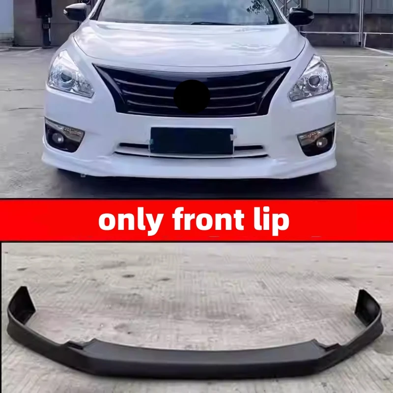 Unpainted Car Body Kit for Nissan Teana Altima 2013-2015 Modified Front Shovel Side Skirts Rear Lip with Lamp Accessories