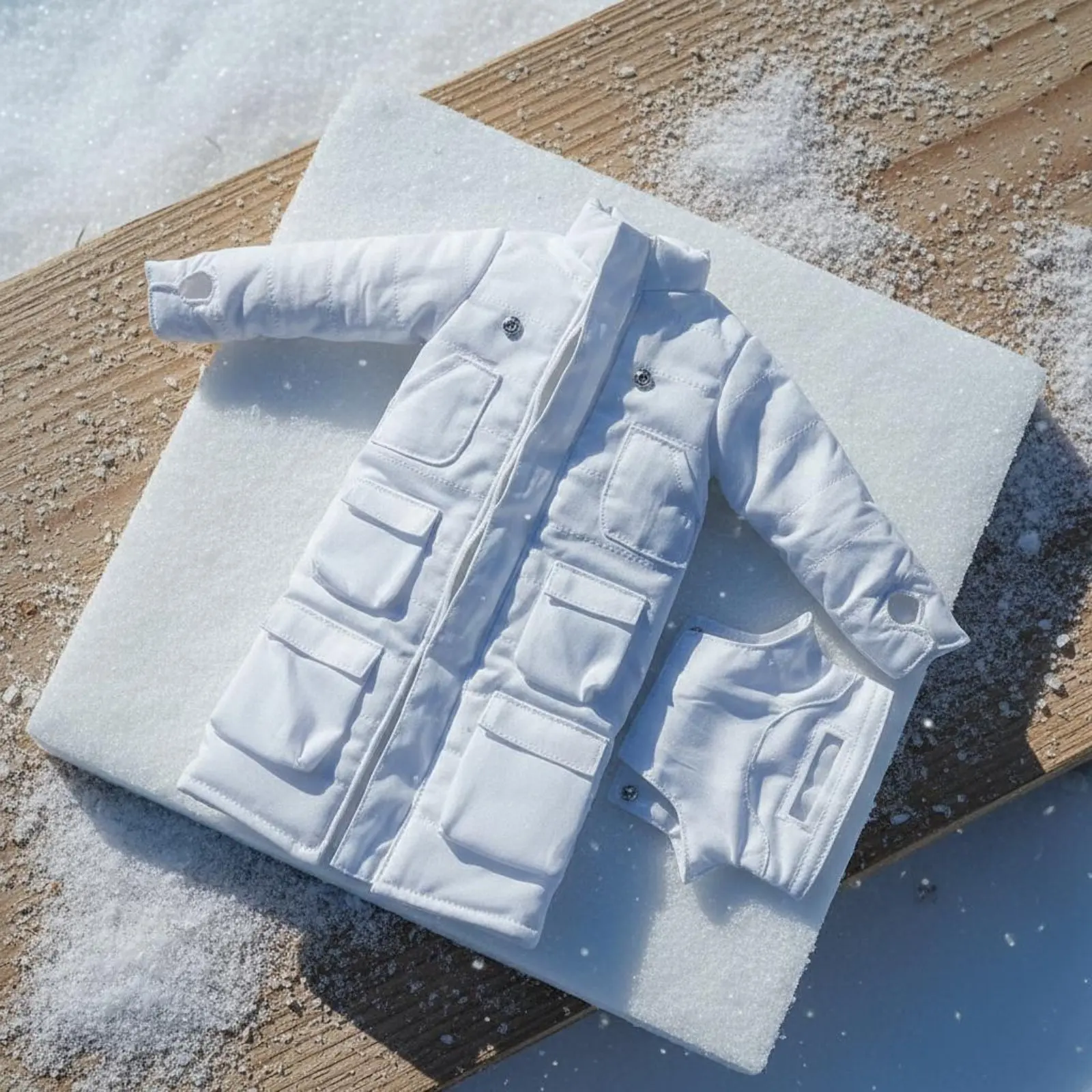 Chaqueta acolchada en miniatura para figuras de colección – Multiple herramientAS - imagen 2