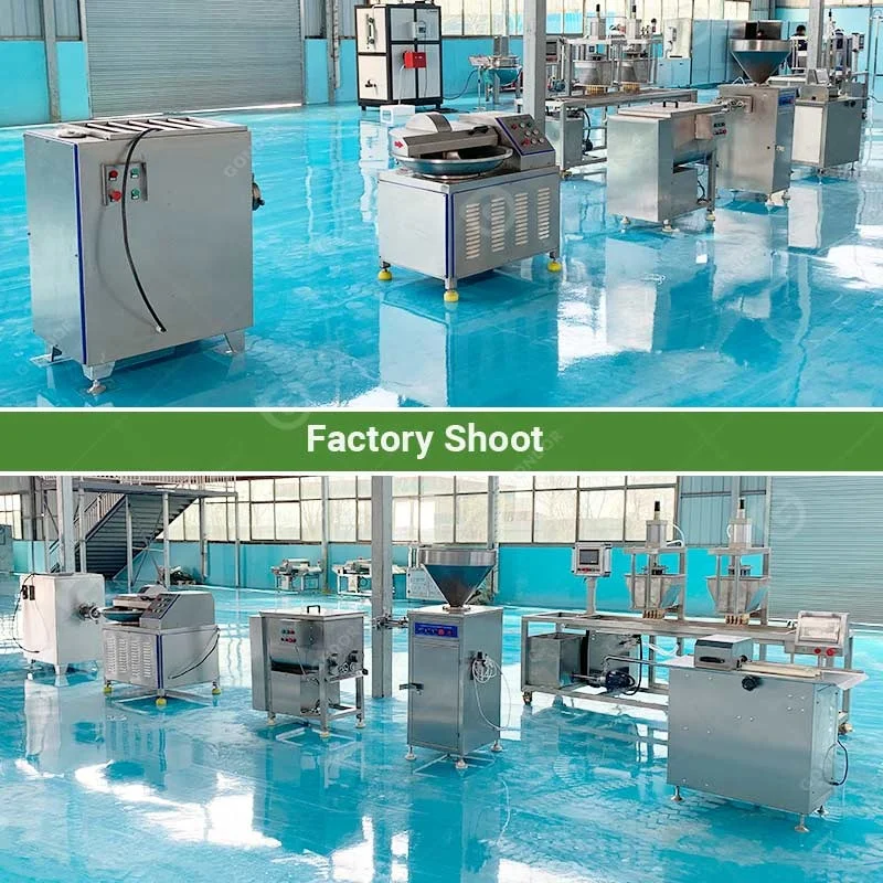 خط إنتاج السجق الصناعي Embutidora De Salchichas Chorizo Make آلة المعدات بسعر تلقائي #2