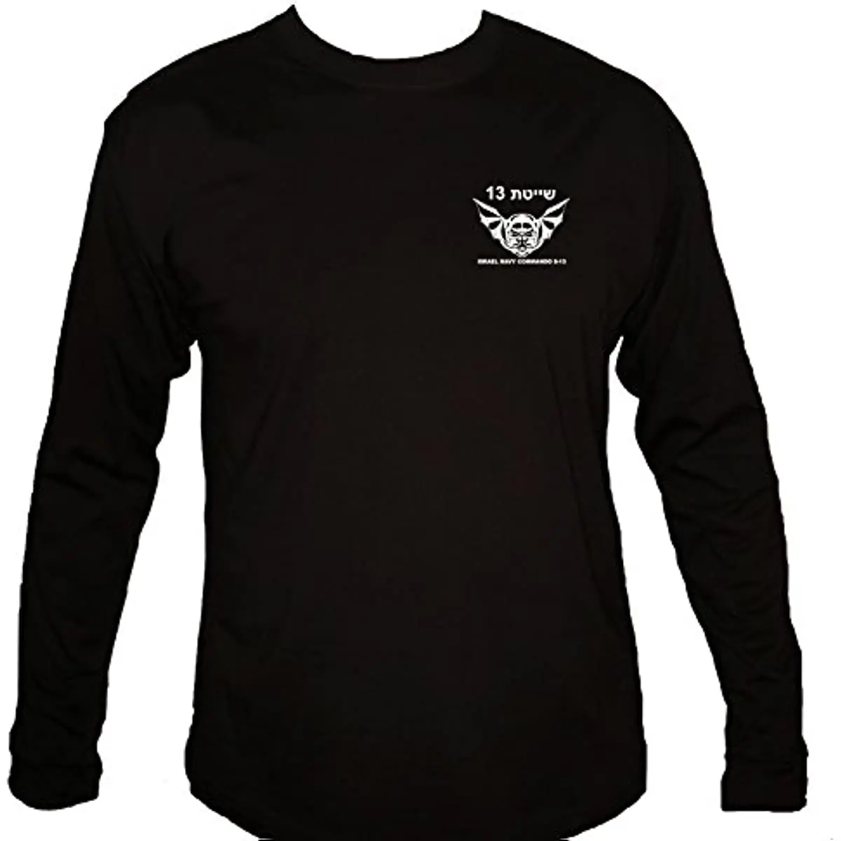 Israeli Army IDF Special Forces Ops Shayetet 13 Men T-Shirt Full Sleeve Casual Cotton O-Neck Shirts