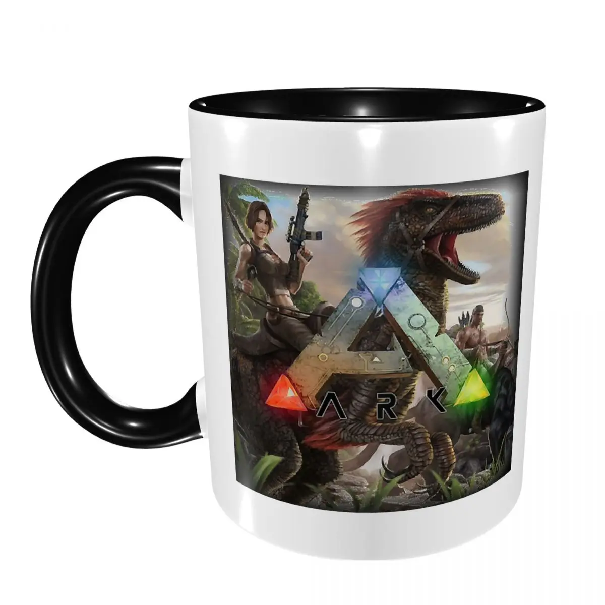 Day Gift Ark Survival Evolved Cool Mug, tasses à café en céramique amusantes, tasses à thé, tasses à lait, cadeaux pour amis