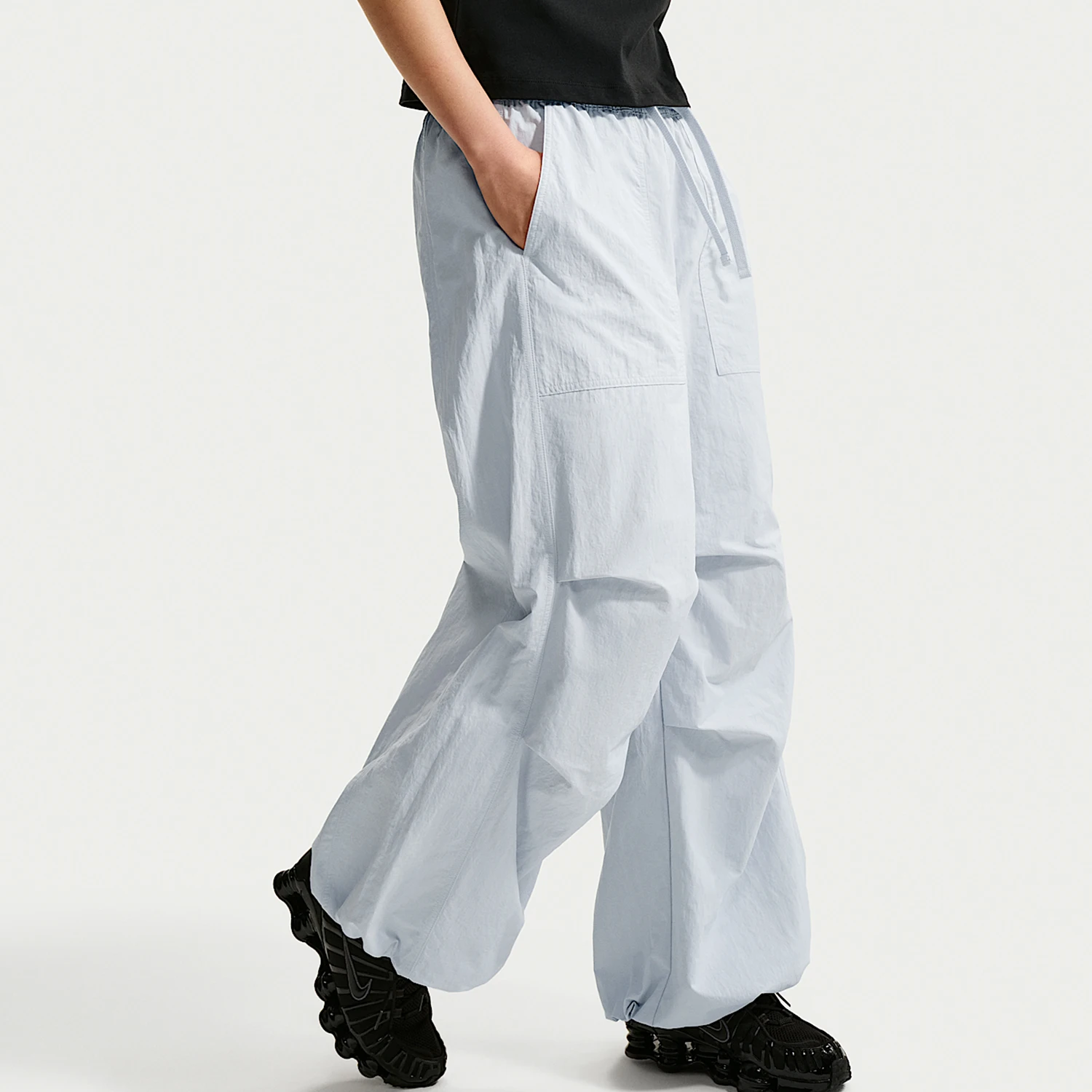 Nike genuine Sportswear women's minimalist sports structured pants IR1639-043
