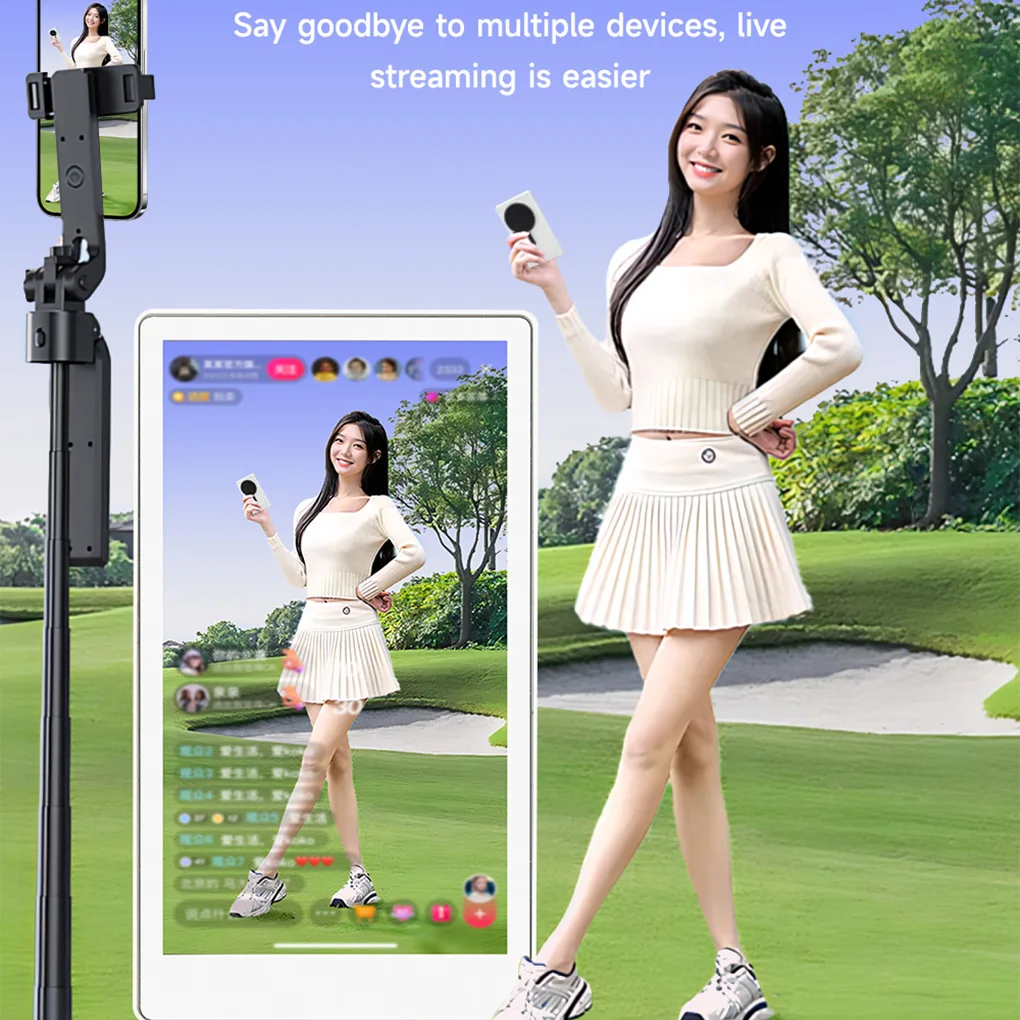 

Мобильное беспроводное зеркальное устройство для селфи, задняя камера, прямая трансляция, селфи, устройство для совместного использования экрана с магнитным притяжением