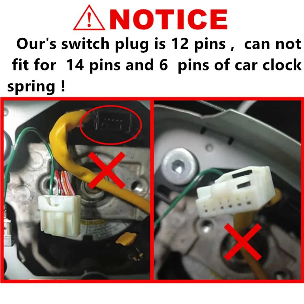 Auto Multifunction Steering Wheel Button For Suzuki Grand Vitara 2007-2013 Music Multimedia Volume Adjust Cruise Control Switch view 5