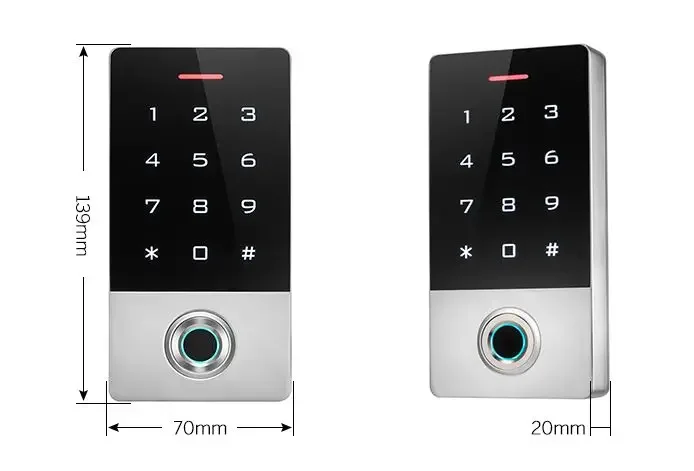 Waterproof Electric lock outdoor RFID Card Keypad Reader Standalone Access Controller