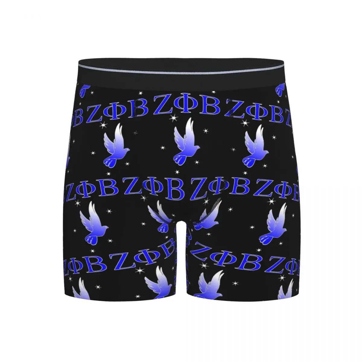 

Long Boxer Underpants Shorts Zeta Phi Beta Sorority Logo Panties Men Ventilate Underwear for Homme Man Boyfriend Gift