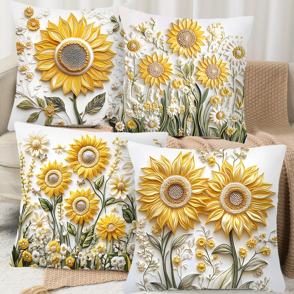 4 Uds 45X45Cm Funda… - image