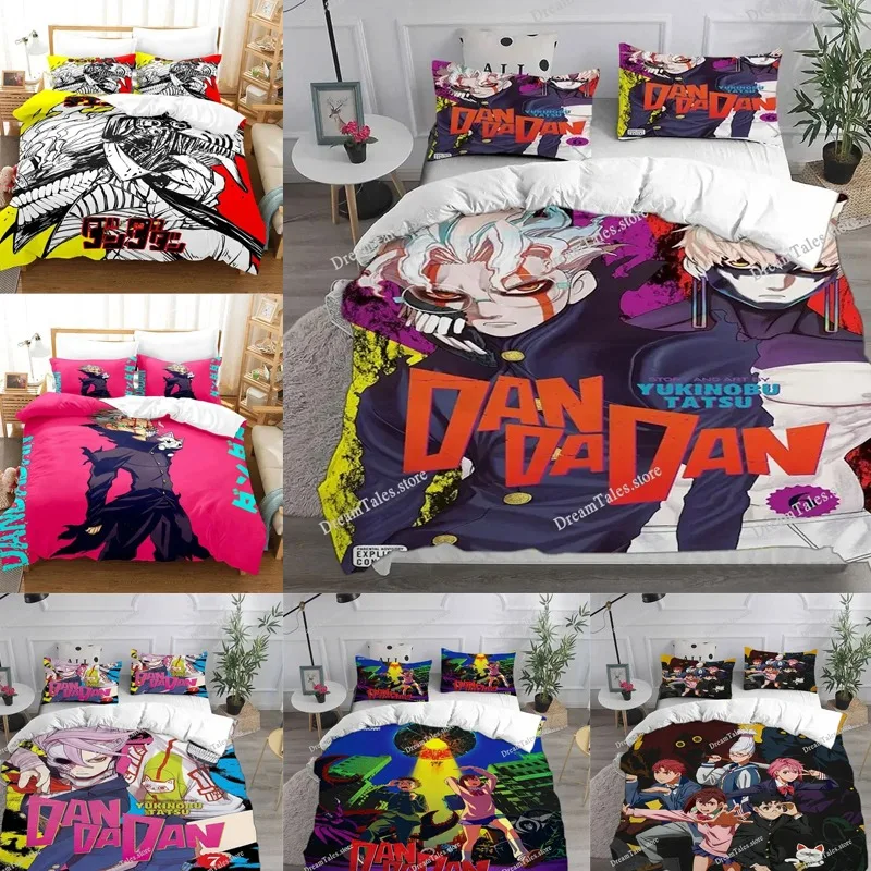 

Anime Dandadan Bedding Sets Bed Cover Comforter Duvet Cover Pillow Case Sets Kids Adult Bedroom Decoration Children Luxury Gifts