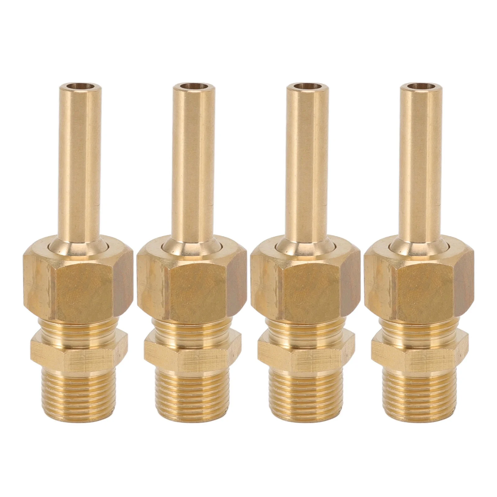 4 PCS Water Fountain Nozzles Pure Copper Large Hexagonal Direct Jet Nozzle Waterscape Single Nozzle Male Thread G3/8