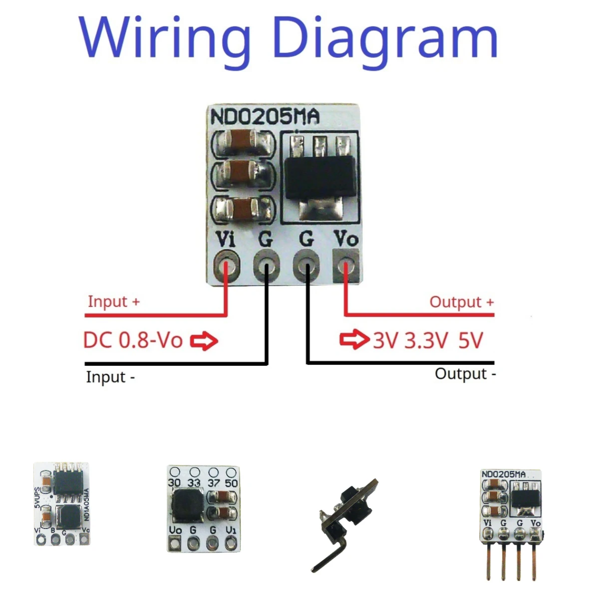 1.2V 1.5V 2.5V 3.7V 4.2V To 3V 3.3V 5V Boost Module Mini High Efficiency Low Quiescent Synchronous PFM Step-up DC-DC Converter