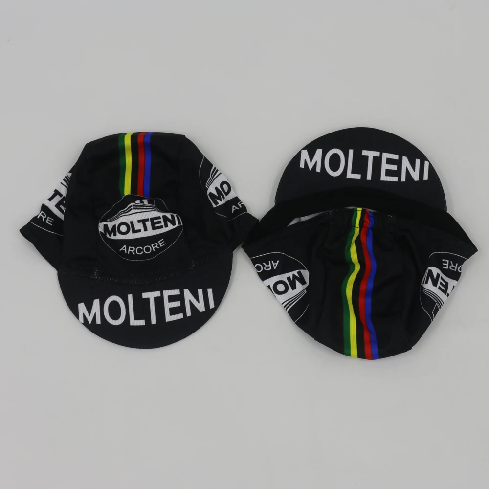 Retro Team Molteni Cycling Cap Breathable Sun Protection Outdoor Sports Hat Unisex