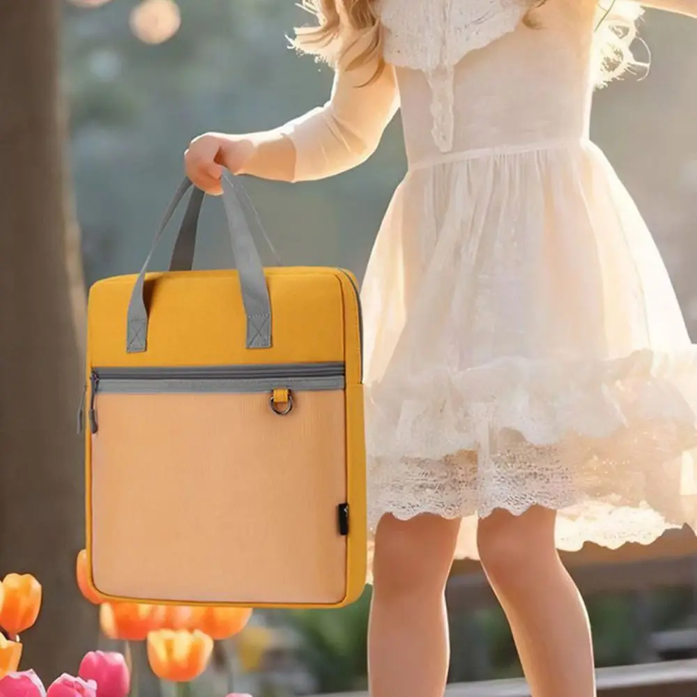 

Новая сумка из ткани Оксфорд на молнии, водонепроницаемая сумка для документов формата А4, большая вместительная утолщенная сумка для документов, школьные и офисные принадлежности