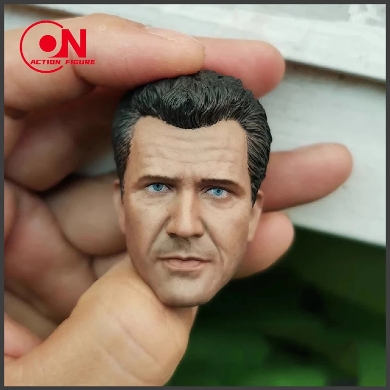 1/6 مقياس ذكر الجندي ميل جيبسون رئيس نحت نموذج الملحقات يناسب 12 ''عمل أرقام الجسم دمية #1