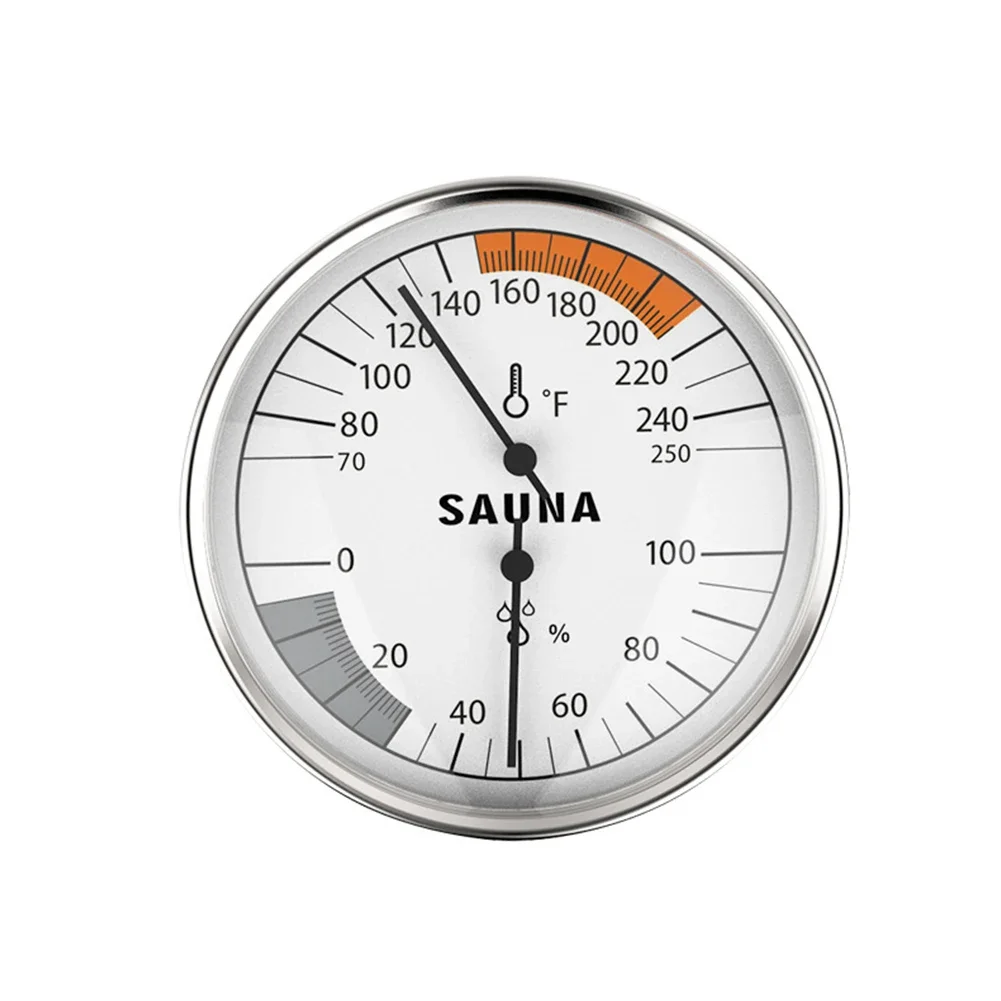 

Sauna Thermometer Hygrometer Fahrenheit Degree with Automatic Calibration for Optimal Sauna Environment Control