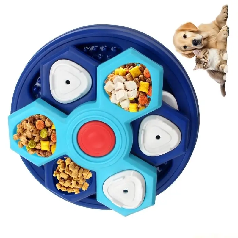 QX2E Durable Plastic Slow Eating Bowl With 3 Dynamic Zones To Reduce Rapid Consumption And Improve Health