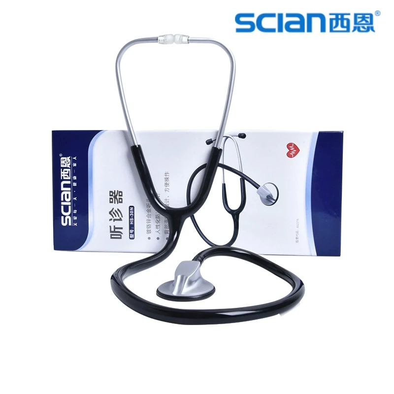Professional Medical Stethoscope 30N Zinc Alloy Chest Piece Soft Silicone Ear Tips For Doctor Nurse Medical Student Home Clinica