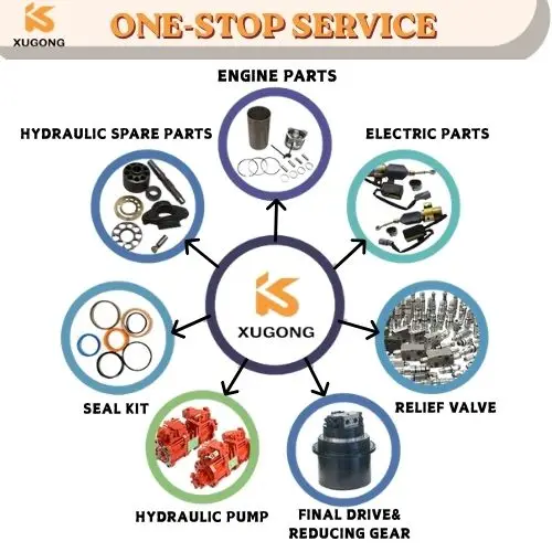 D6D D6E Engine Overhaul Rebuild Kit with Piston Liner Bearing Set for Volvo EC210 EC240 Excavator Parts