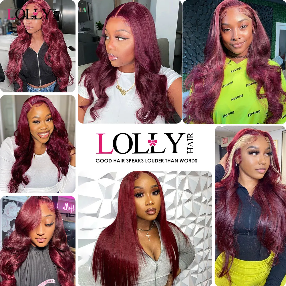 99J Body Wave Bundles Colored Burgundy Red Human Hair Bundles Brazilian Hair Extension Remy Weave Bundles Hair 30 Inch Bundles