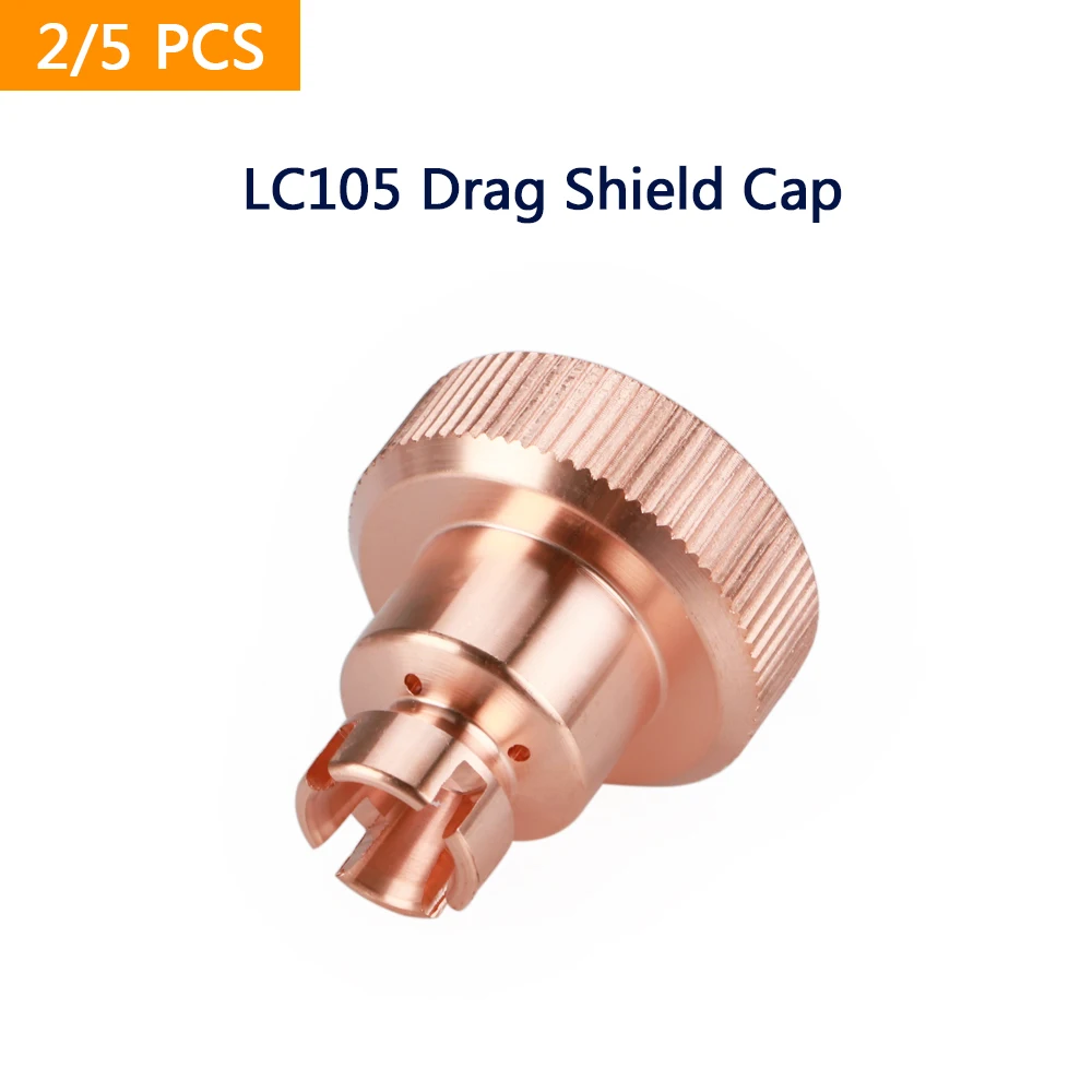 

2/5PCS KP2845-2 Drag Shield Cap W03X0893-67A for 1538 Cutter LC105 Plasma Torch Aftermaket Torch Plasma Cutter