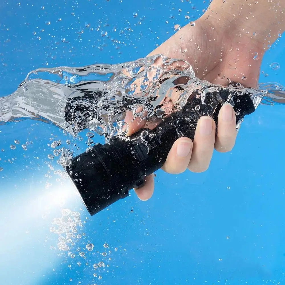 High Power Diving Flashlight IP68 Waterproof Hand Rope LED Diving Flashlight Deep Sea LED Light Professional Diving Light