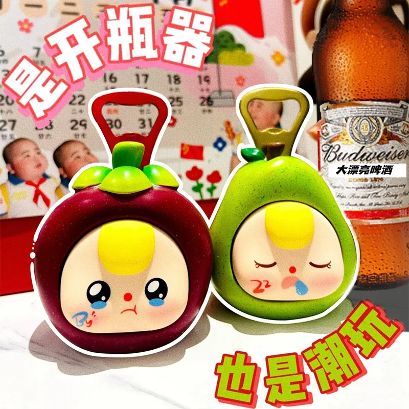 Creative Baby Three Year Old - Let Me Open Fruit Blind Box Mystery Box Desktop Decoration Bottle Opener Surprise Birthday Gift