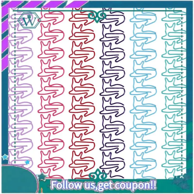 

Upgraded 60Pcs Paper Clips Funny Paperclips Desk Accessories For Women Office Cute Office Supplies Office Gift Gifts For Cat Lov