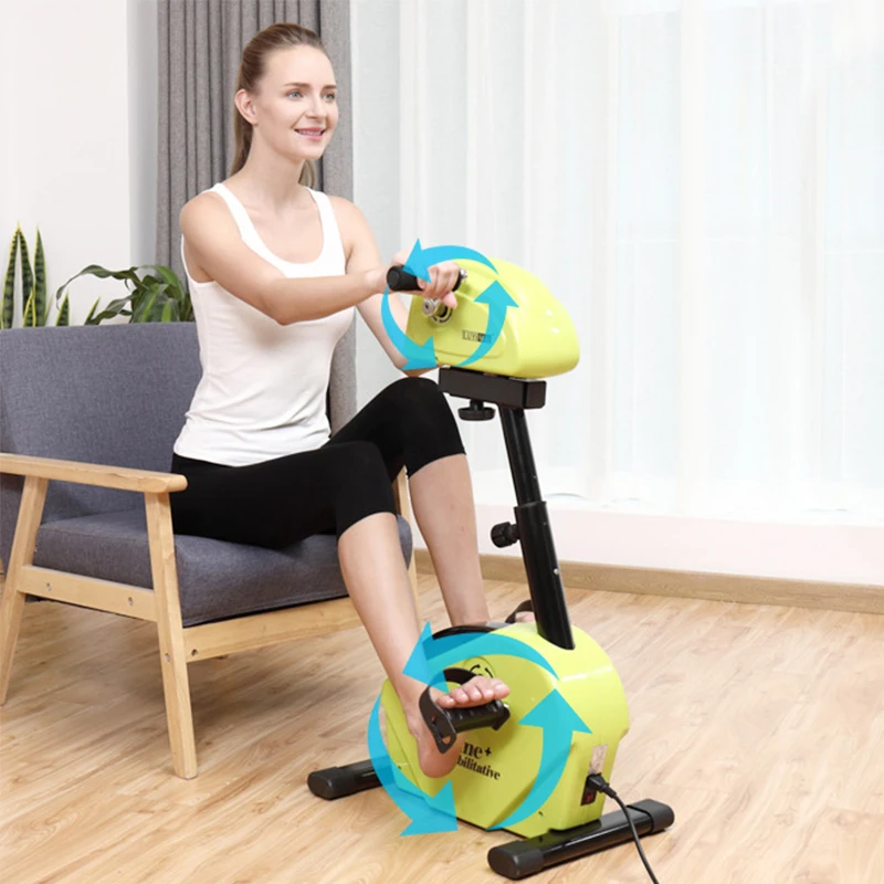 Home Physical Therapy Mini Exercise Bike Rehabilitation Disabled Automatic Machine Hemiplegic Lower Limb Training Machine