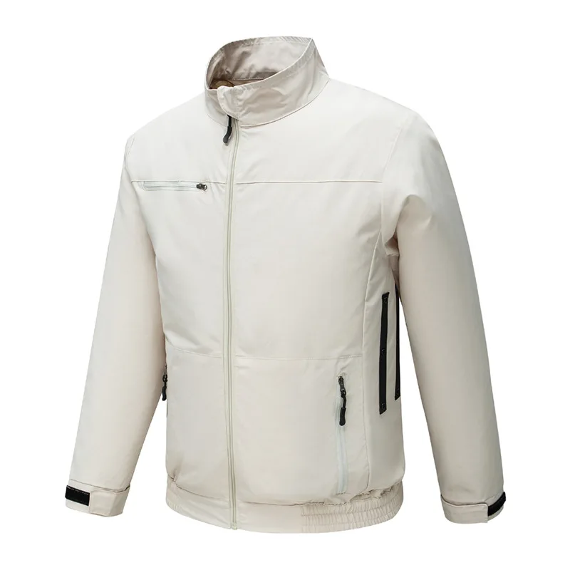 Chaqueta ligera y fresca para hombre, de secado rápido, de manga larga, escudo térmico de verano