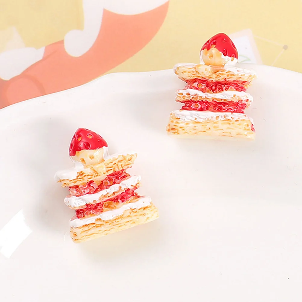 Cake Artificial Model Lifelike Fake Cakes Decor Simulation Props Decoration Light