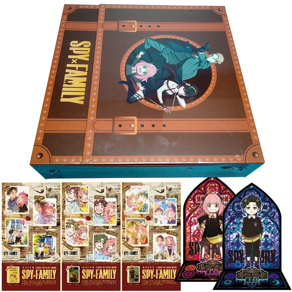 

Коллекционная карточная игрушка SPY×FAMILY: Японская классическая комедия, экшн-аниме, креативная металлическая эмалированная карточка-буклет для фанатов, хобби, праздничные подарки