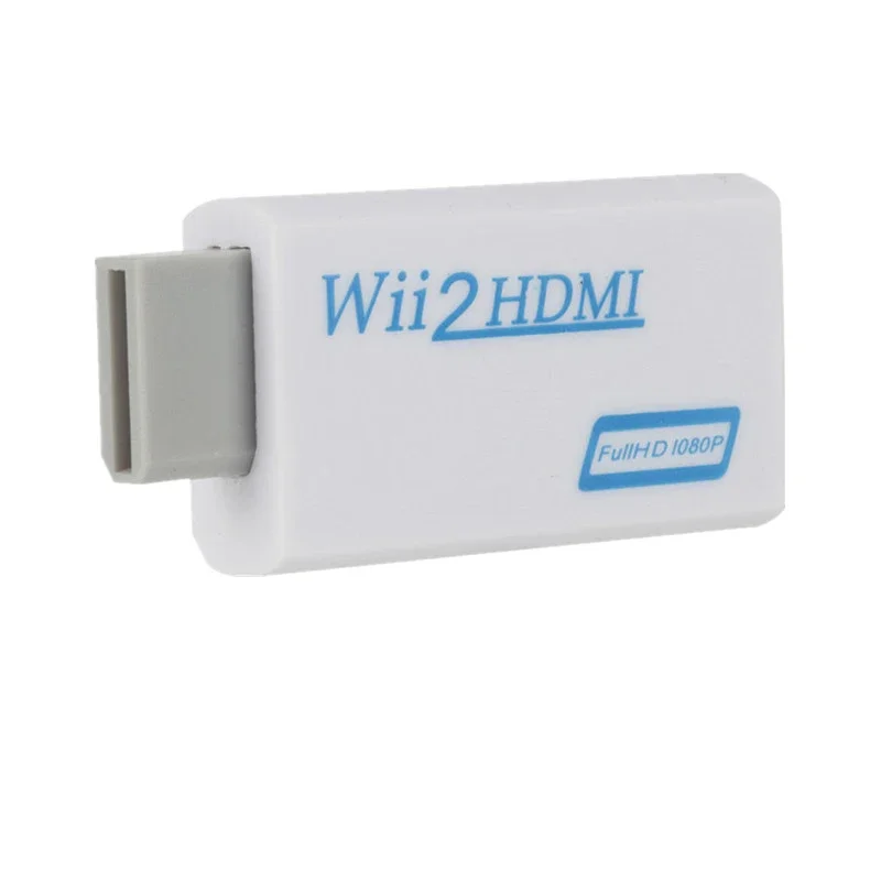 Full HD 1080P Wii To HDMI Compatible Converter Adapter Wii2HDMI Compatible Converter 3.5mm Audio for PC HDTV Monitor Display