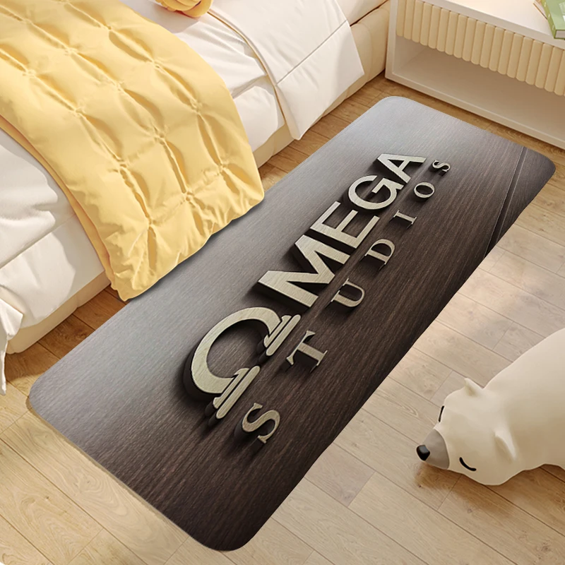 Bathroom Rug O-Omegas Living Room House Interior Entrance Mat Soft Bedroom Laundry Room Floor Carpet Anti Slip Home Decorations