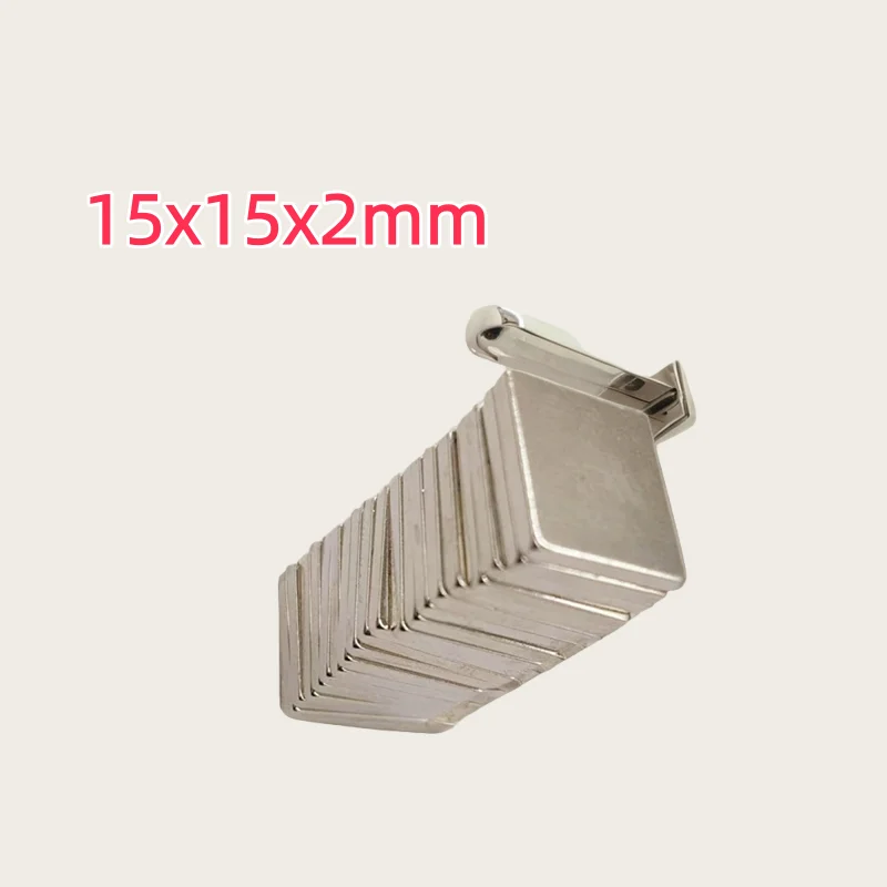 15x15x2mm Thin Block Magnets  15x15x2mm For Fridge,DIY,Building,Scientific,Craft,Education  15*15*2