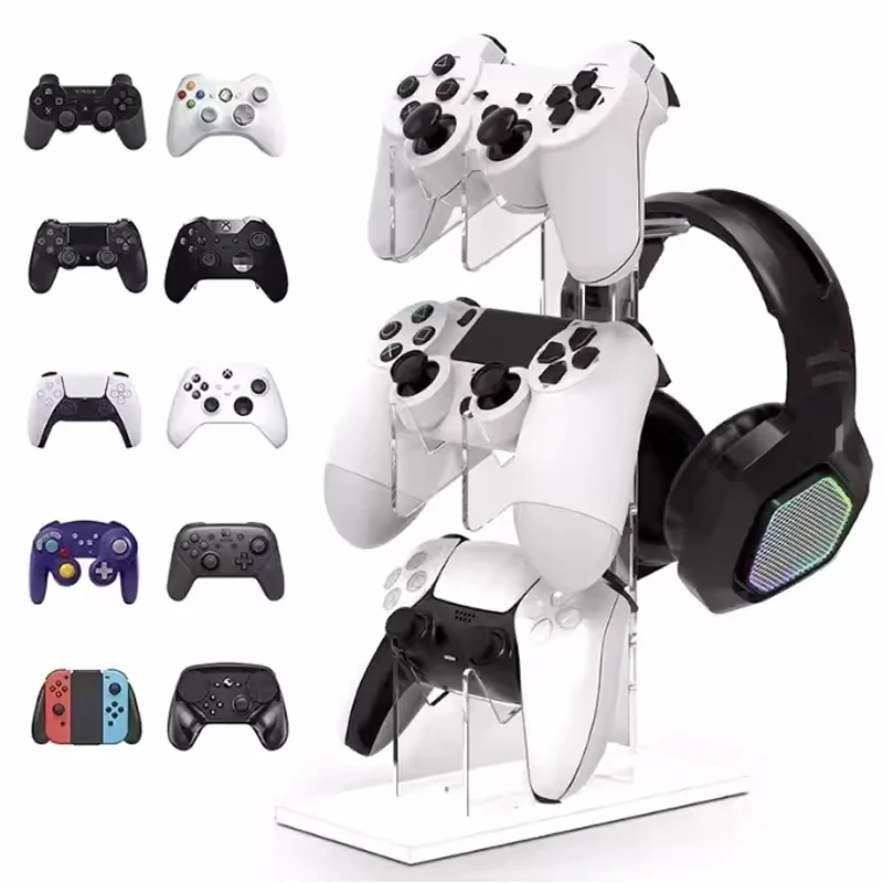 コントロールホルダーサポート プレイステーション5 4 3 2 PS5 PS4 PS3 デュアルセンス デュアルショック スイッチプロ Xbox コントローラー ゲームスタンド アクセサリー
