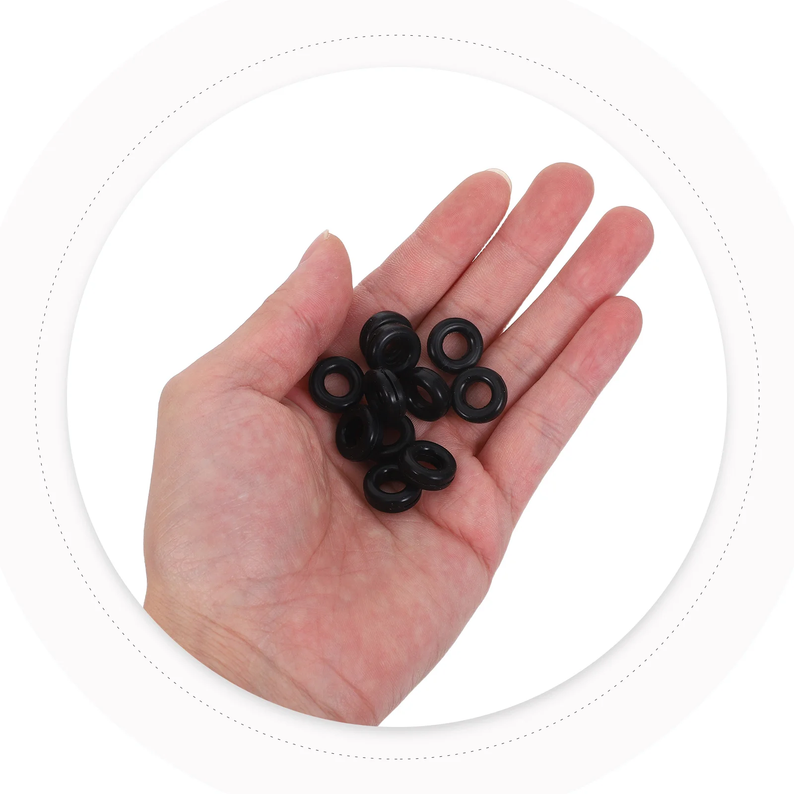 

Silicone Eyeglass Ear Hooks Soft Non-Slip Temple Tips Round Grips For Sports Eyewear Sweatproof Retainer Sleeves