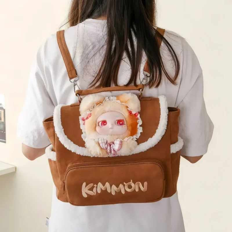 New Original Kimmon Series Cute Doll Crossbody Bag Casual Tote Lady Simple Large Capacity Shoulder Bag Travel Backpack Gift