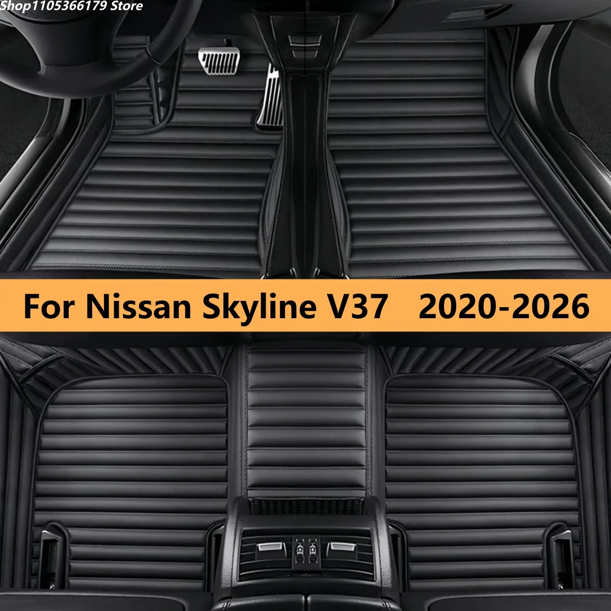 

Автомобильные коврики на заказ для Nissan Skyline V37 2020-2026, всепогодные, водонепроницаемые