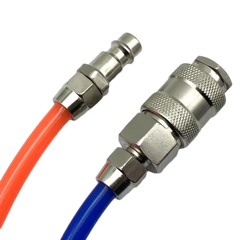 EU Pneumatic Fitting Rapidities Air Hose Connector Coupling Compressor Accessories Quick Release European Raccord Pneumatique