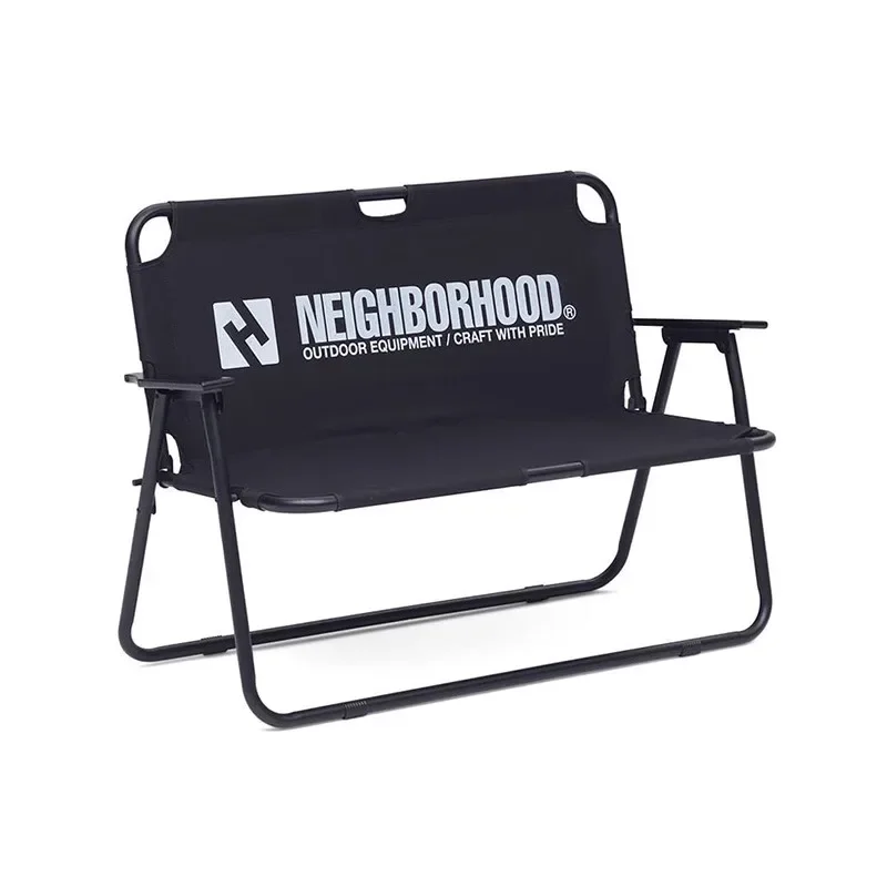 NEIGHBORHOOD NBHD SOFA home outdoor portable camping folding double black sofa chair