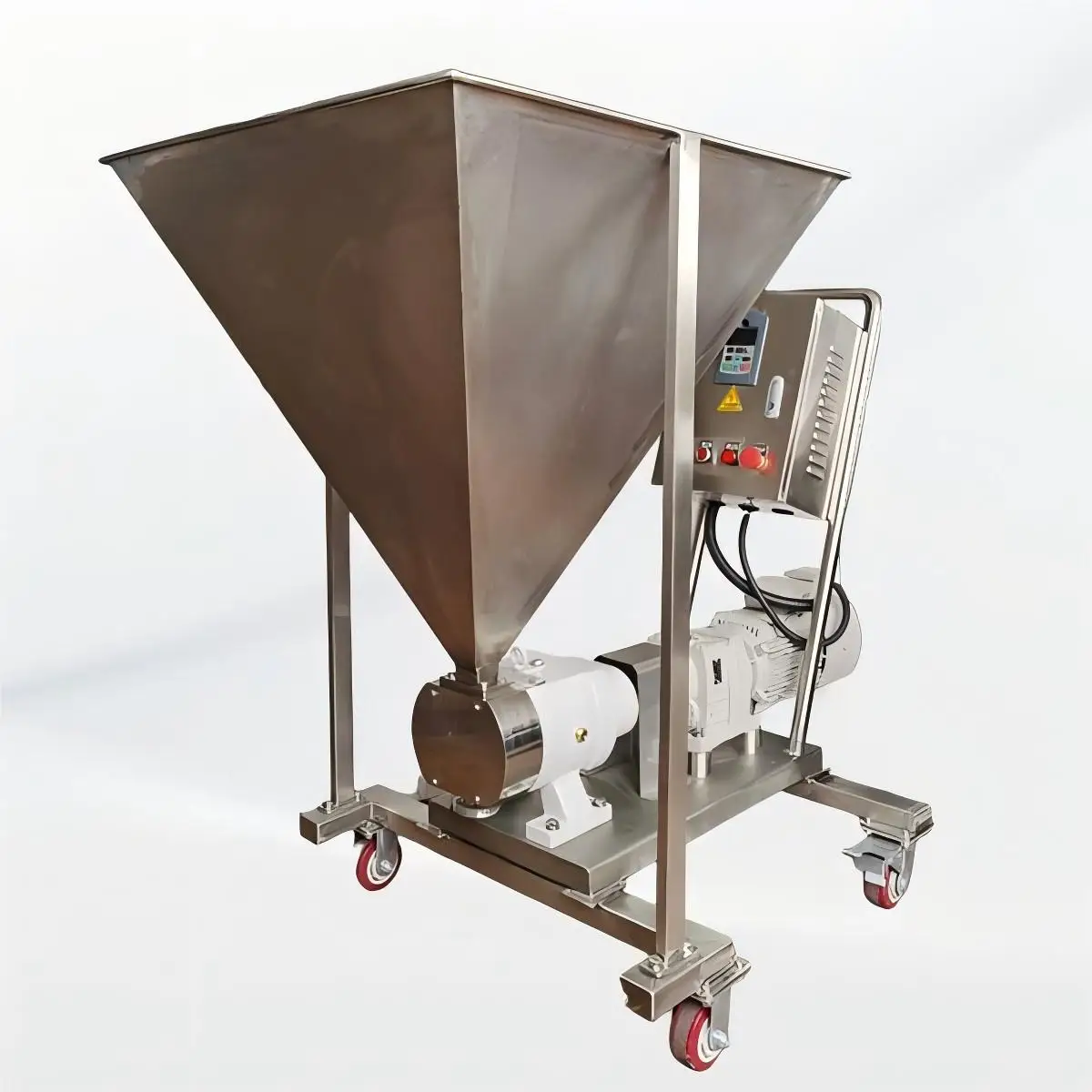 

Customizable Rotary Lobe Pump for Tomato Paste Sanitary Lube Rotor with Hoppertrolley Inverter and Control Cabinet