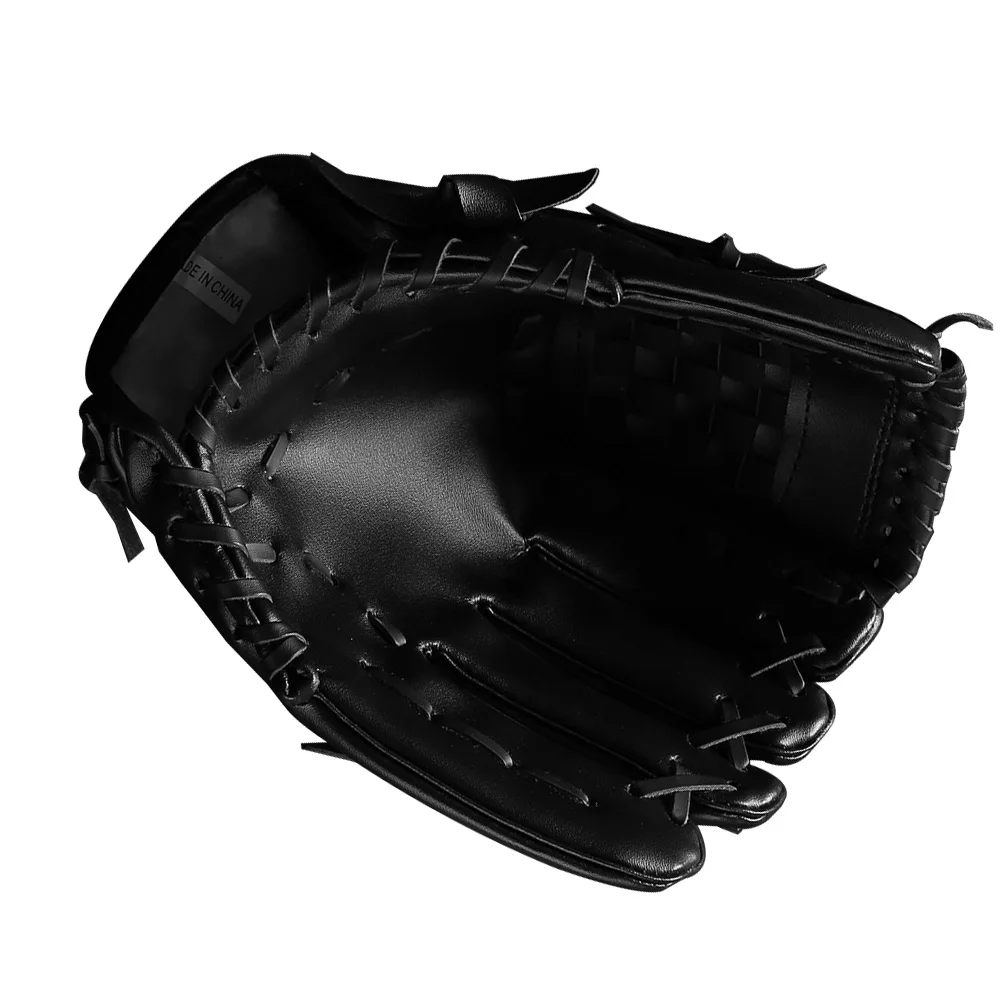 Baseball Glove Mitts Black Gloves Softball Youth Girls Adult Foam for Kids Infielders Student