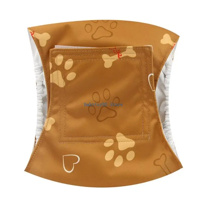 Y4UD سراويل حفاضات الحيوانات الأليفة سهلة الاستخدام قابلة للغسل وقابلة لإعادة الاستخدام تصميم نسيج بوليستر قابل للتنفس مضاد