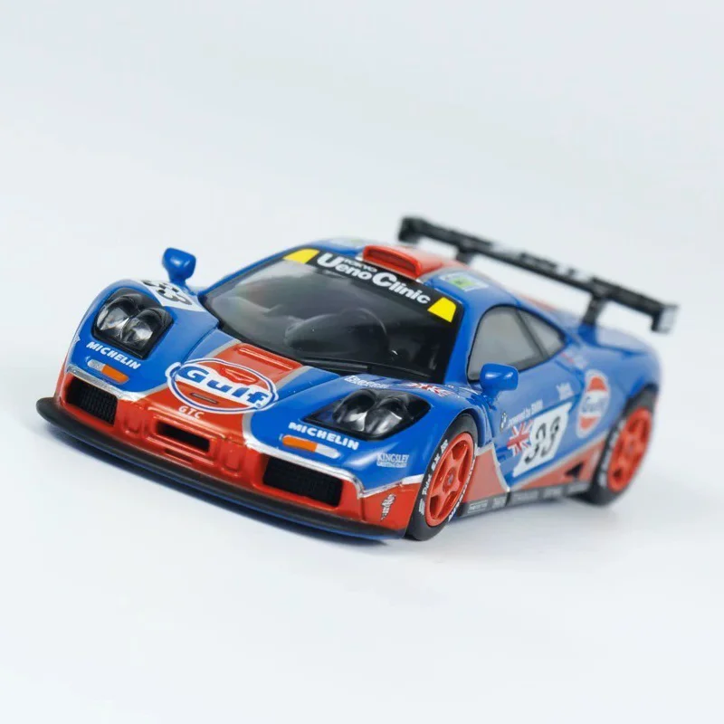 In Stock Minigt 1:64 Mclaren F1 Gtr #33 1996 Lemans Golf Alloy Miniature Diecast Model Mclaren F1 Car Toys Custom Christmas Gift