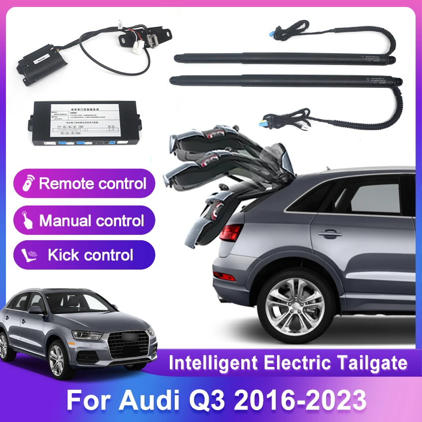 For Audi Q3 2016-2023 control of the trunk electric tailgate car lift auto automatic trunk opening drift drive kit foot sensor