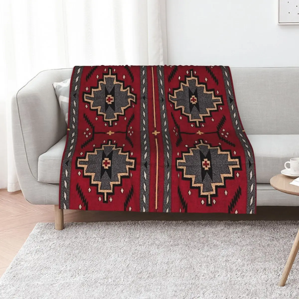 Aztec Holiday 2 Throw Blanket Giant Sofa christmas gifts Luxury Soft Plaid For Sofa Thin Thermal Blankets
