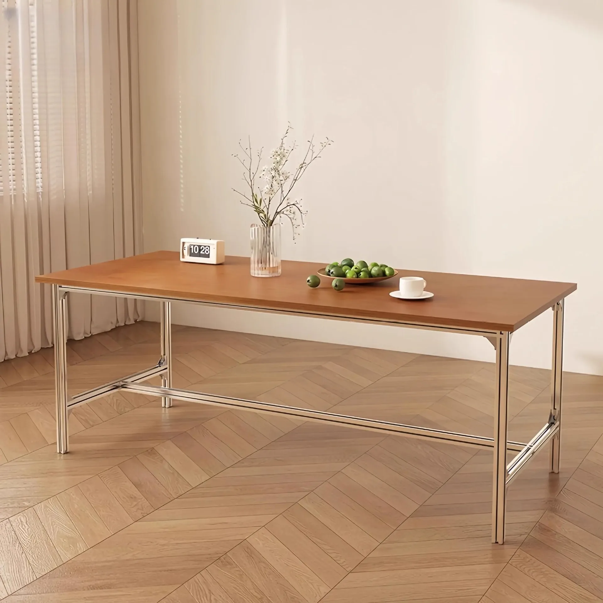 

Nordic Office Desks Creative Negotiation Table Modern Retro Office Desks Simple Household Use Furniture Mesa De Trabalho YS40CC