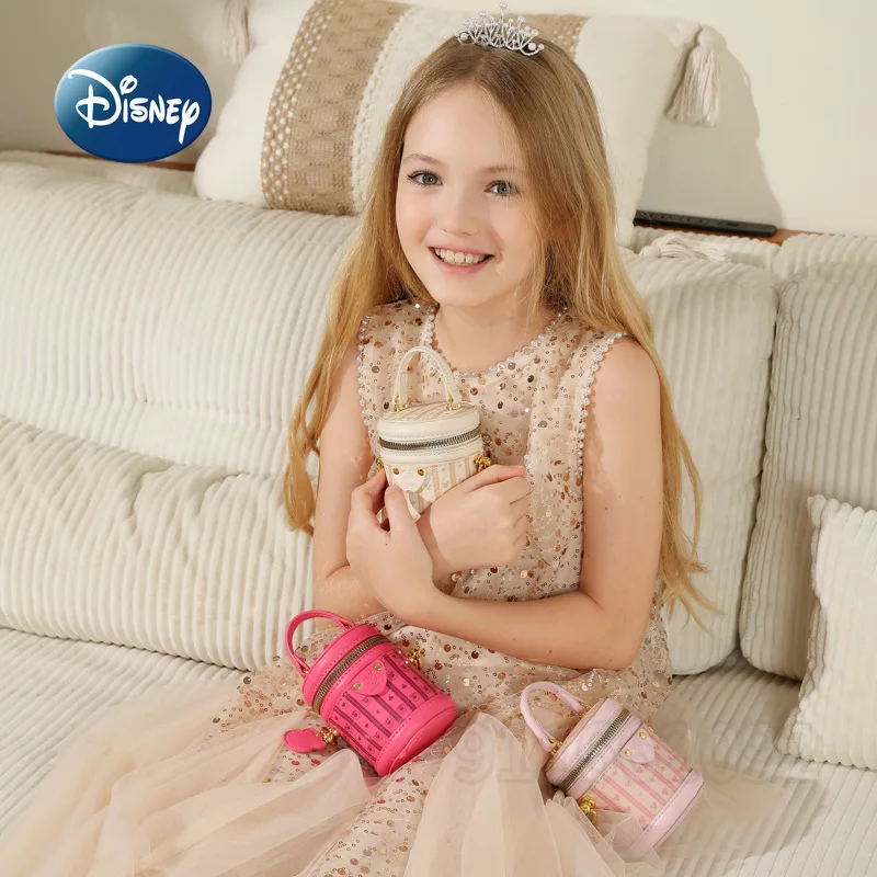 Disney nuevo Mini bolso de marca de lujo de moda Mini bolso de hombro para niñas bolso de hombro tipo bandolera informal de dibujos animados para niñas de alta calidad